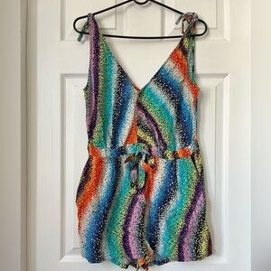 Benito colorful short Romper Jumpsuit size 1/40 (S)